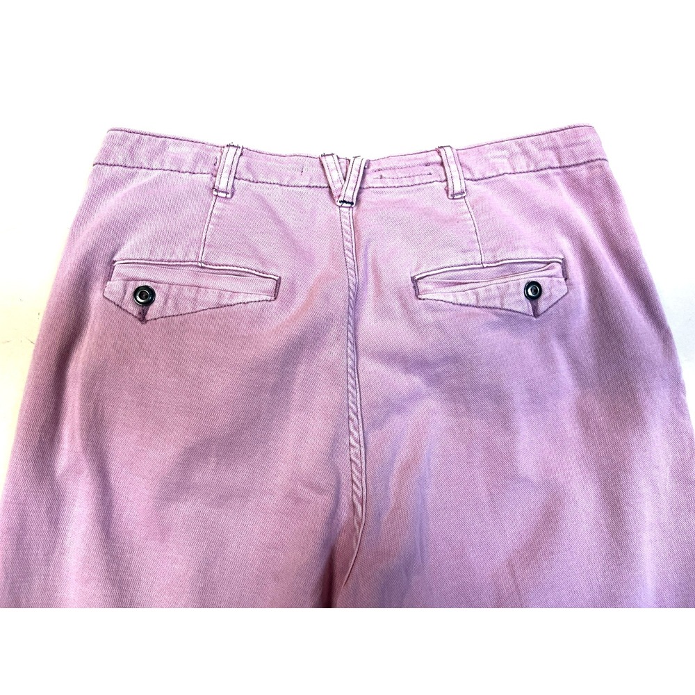 Pilcro Casual Pant Lived In Rose Pink Cotton Straight Leg Front Closure SZ 28/6 - Picture 3 of 9